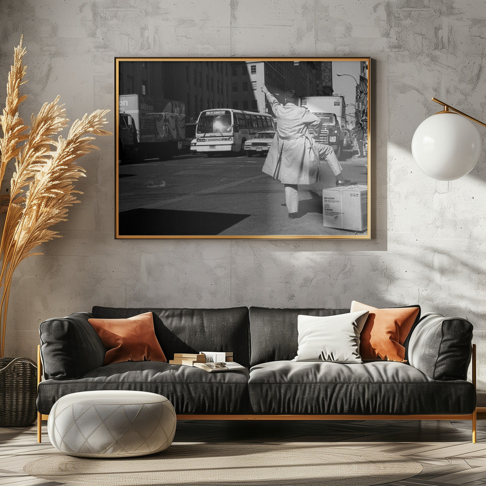 Bus please! (from the series "Manly") Poster